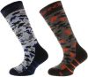 Sinner ski sokken grijs/zwart/bruin/rood online kopen