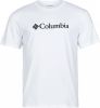 Columbia 9763 men's classic basic t shirt logo short sleeve white online kopen