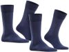 FALKE Happy sokken set van 2 donkerblauw melange online kopen