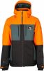Brunotti ski jack Aracin oranje/groen/zwart online kopen