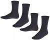 FALKE sokken set van twee paar zwart online kopen