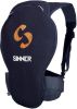 Sinner Castor Spine Protector D30 Rugbeschermer Zwart online kopen